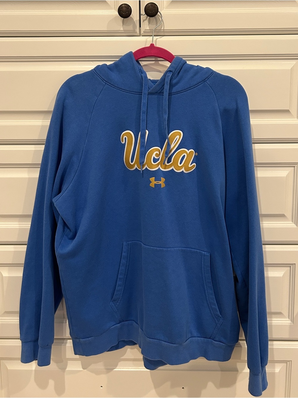 Under Armour Royal Blue Pullover Hoodie with Black Tag